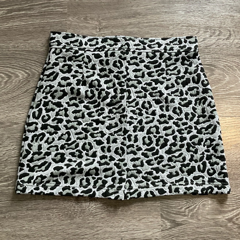 Animal print skirt